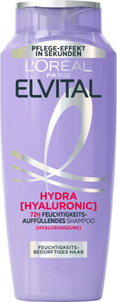 L'ORÉAL PARiS ELVITAL Shampoo Hydra Hyaluronic, feuchtigkeitsauffüllend