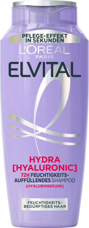 L'ORÉAL PARiS ELVITAL Shampoo Hydra Hyaluronic, feuchtigkeitsauffüllend