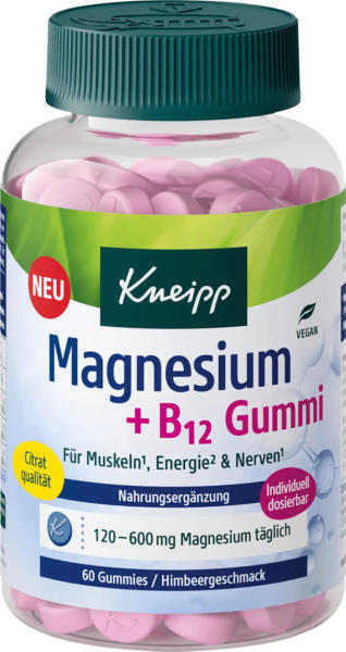 Kneipp Magnesium + B12 Gummis 60 St