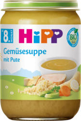 Hipp Menü Gemüsesuppe mit Pute ab dem 8. Monat