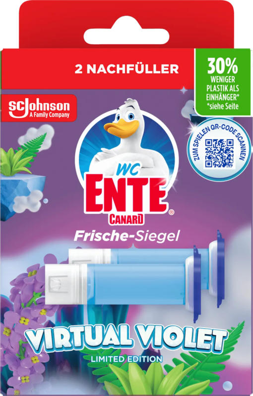 WC-Ente WC-Reiniger Frische-Siegel Virtual Violet Nachfüllpack 2 St