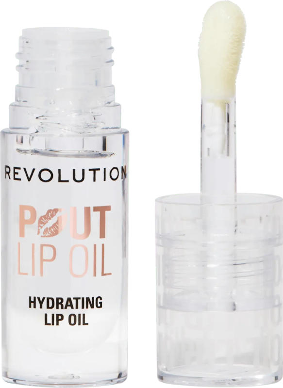 Revolution Lippenöl Pout Lip Oil, Lychee Clear