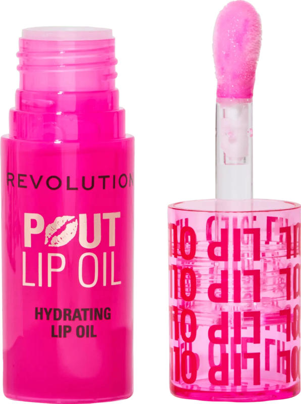 Revolution Lippenöl Pout Lip Oil, Raspberry Pink