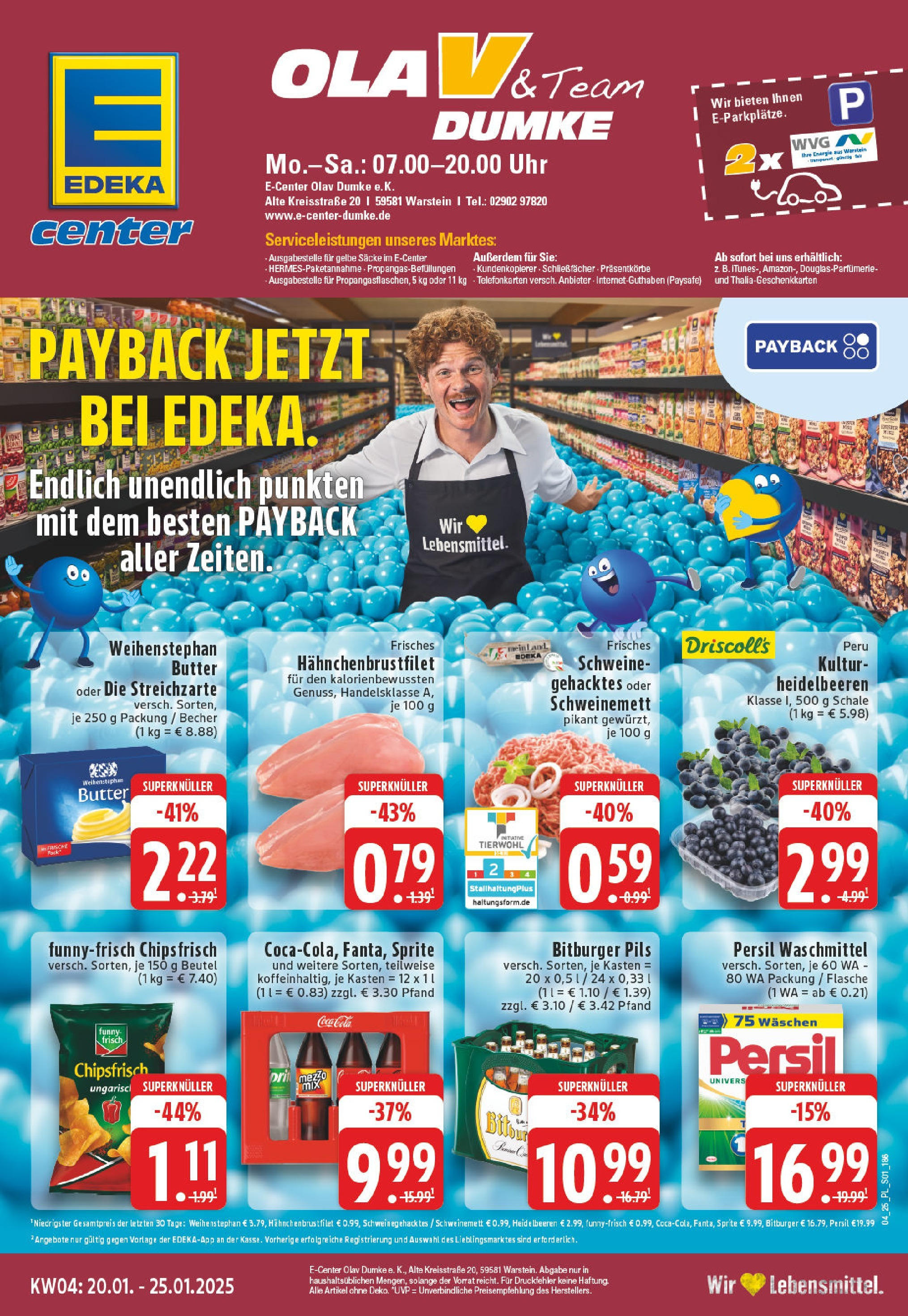 EDEKA Prospekt ab 20.01.2025 - Warstein, Alte Kreisstraße 20 Online