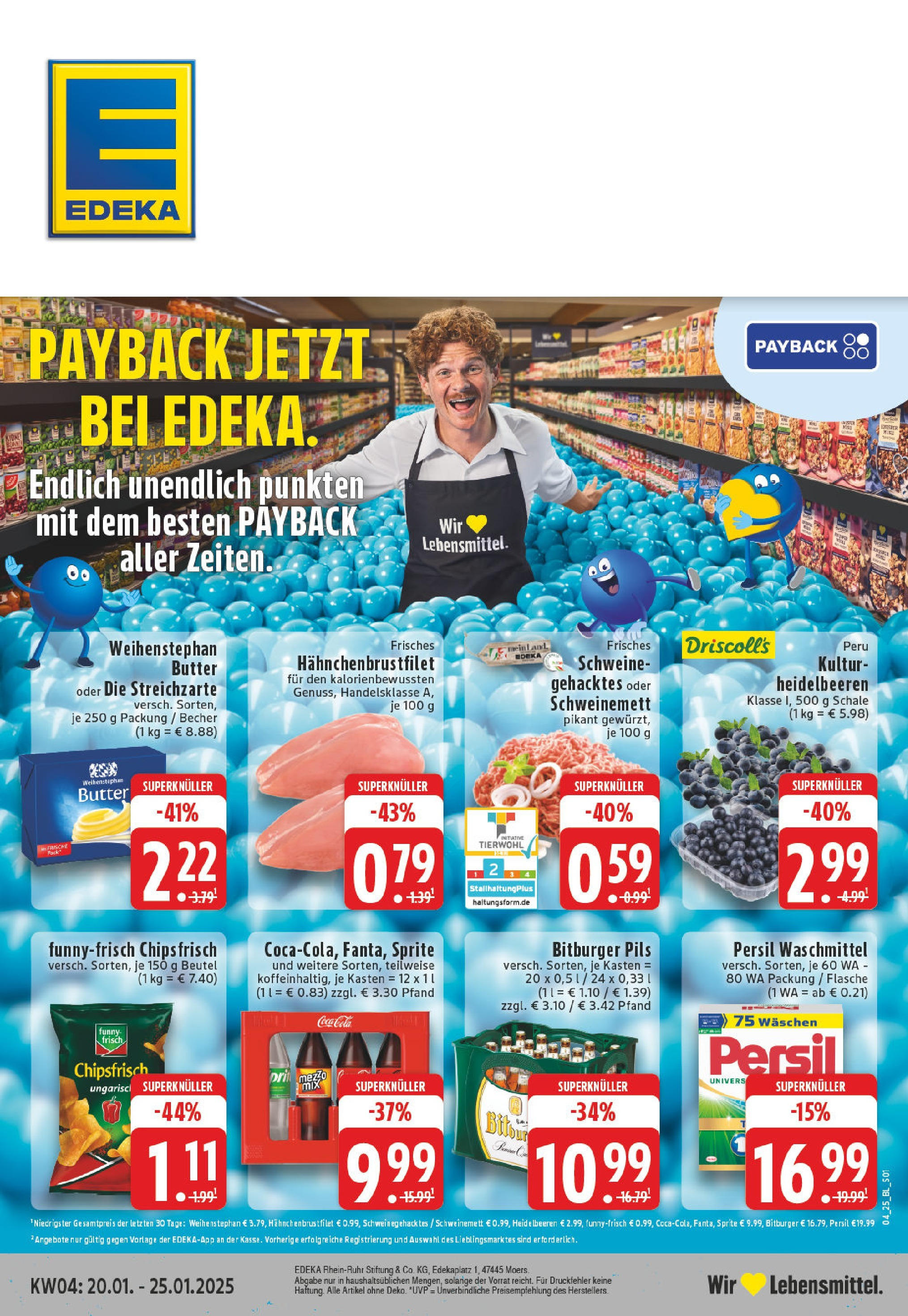 EDEKA Prospekt ab 20.01.2025 - Bocholt, Niersstraße 1 Online