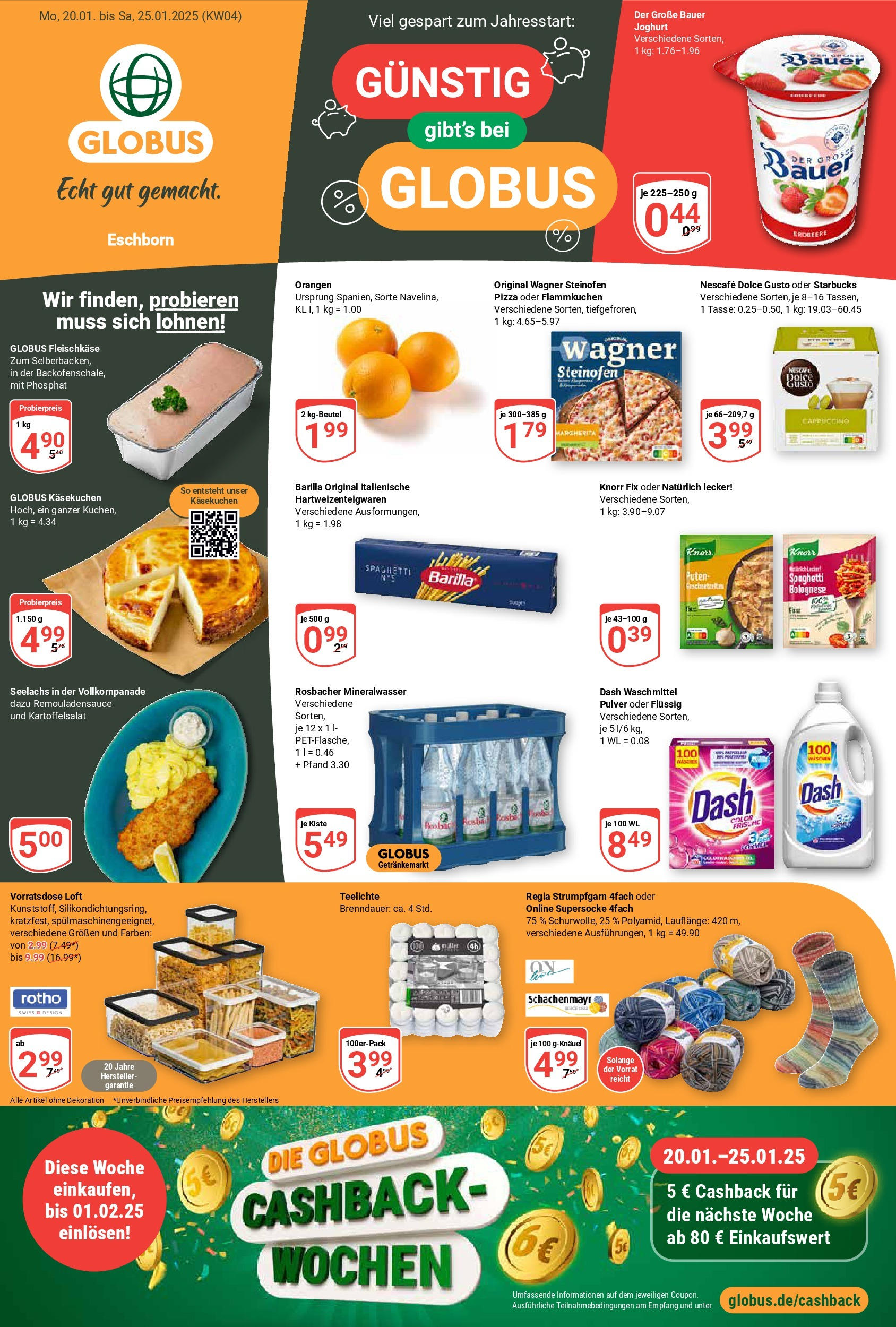 GLOBUS Markthalle Prospekte gültig vom 20.01. bis 25.01. ᐉ Online