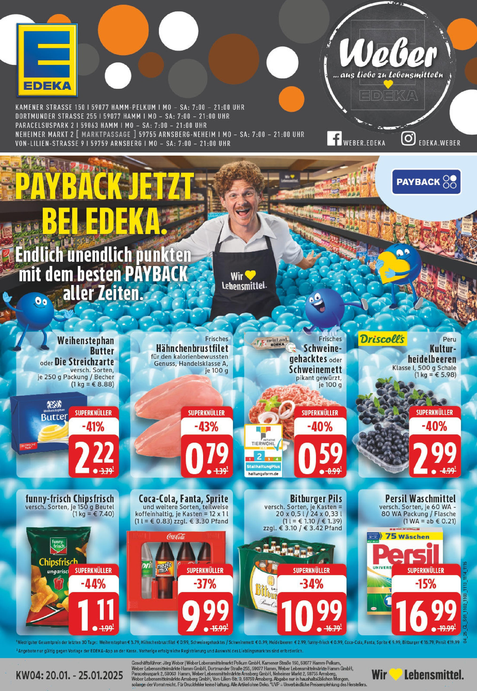 EDEKA Prospekt ab 20.01.2025 - Arnsberg, Von-Lilien-Straße 9 Online