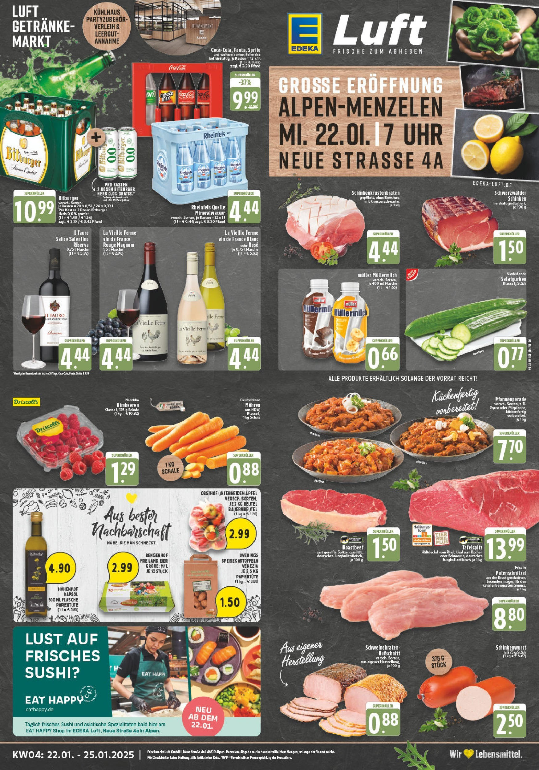 EDEKA Prospekt ab 20.01.2025 - Rheinberg - Borth, Borther Straße 2 Online