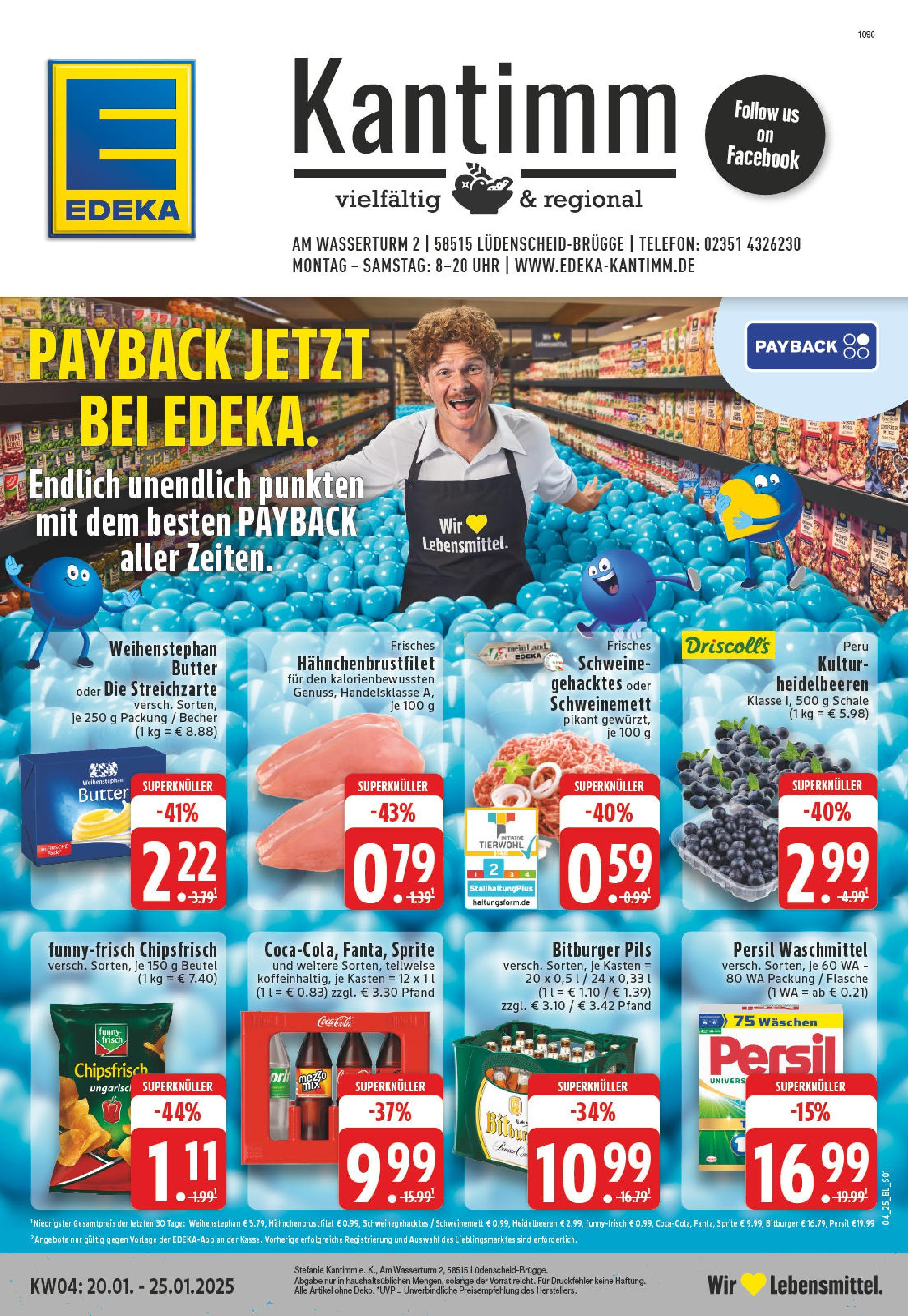 EDEKA Prospekt ab 20.01.2025 - Lüdenscheid, Am Wasserturm 2 Online