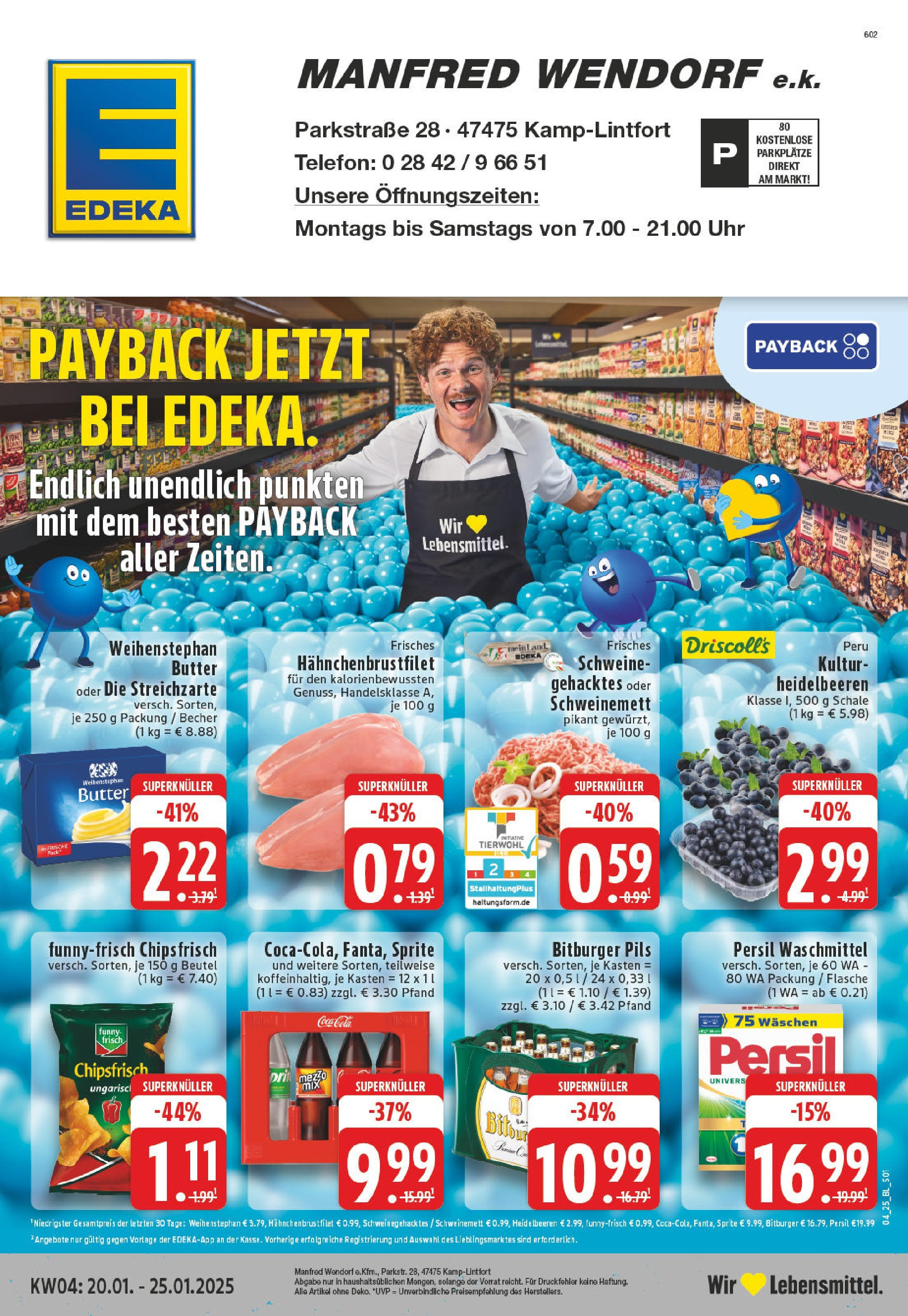 EDEKA Prospekt ab 20.01.2025 - Kamp-Lintfort, Parkstraße 2 Online