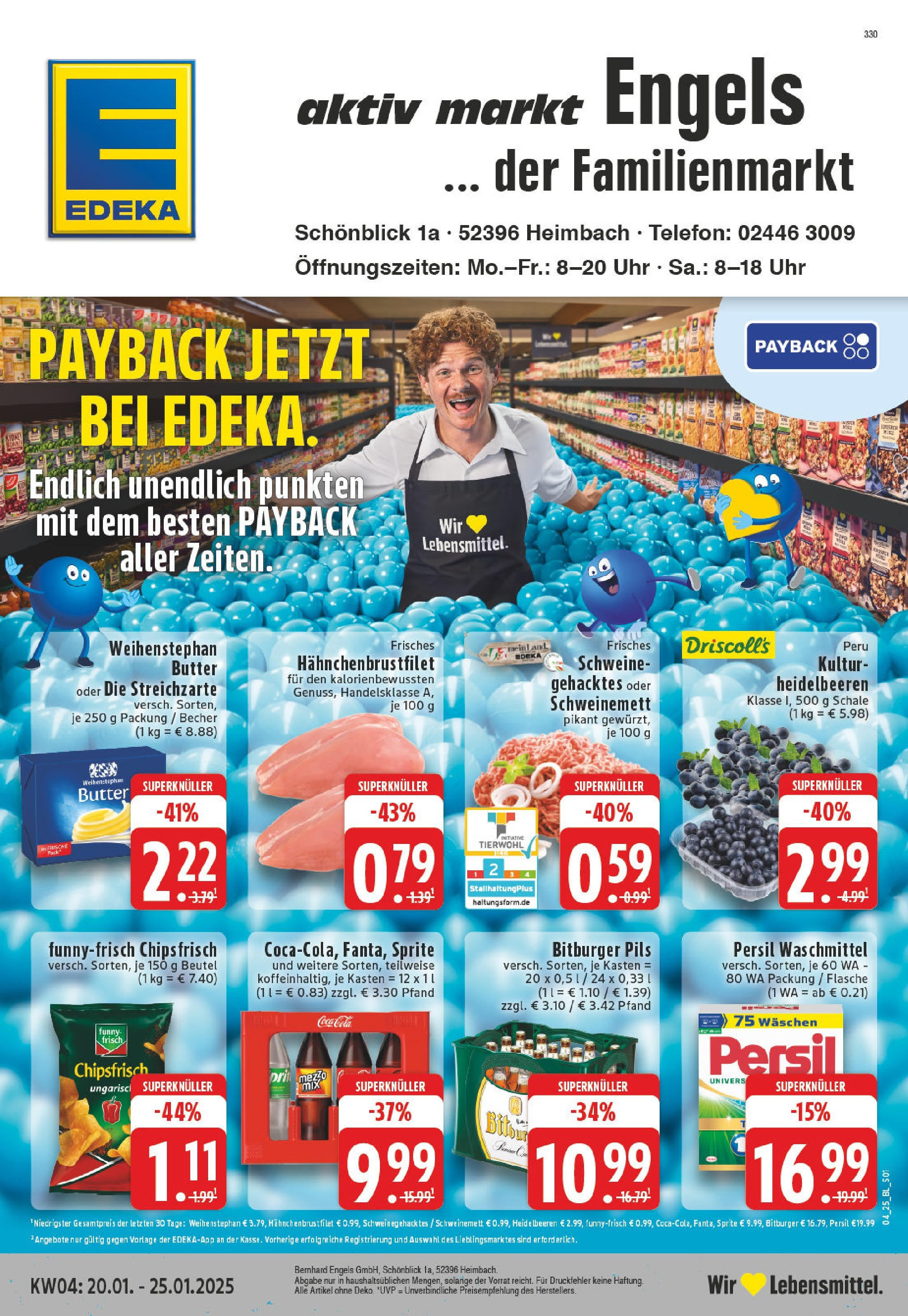 EDEKA Prospekt ab 20.01.2025 - Heimbach, Schönblick 1 Online