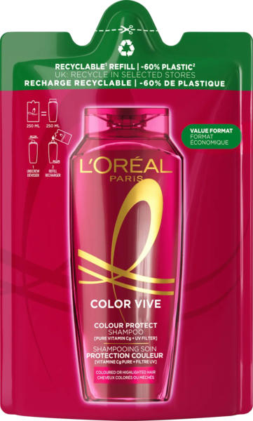 L'ORÉAL PARiS ELVITAL Shampoo Color Glanz Nachfüllpack