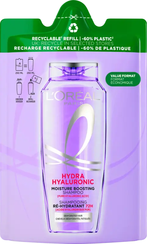 L'OR&Eacute;AL PARiS Shampoo Hydra Hyaluronic Nachf&uuml;llpack