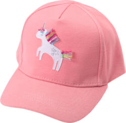 PUSBLU Basecap mit Einhorn-Motiv, rosa, Gr. 54/55