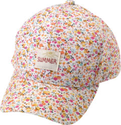 PUSBLU Basecap mit Blumen-Muster, bunt, Gr. 50/51