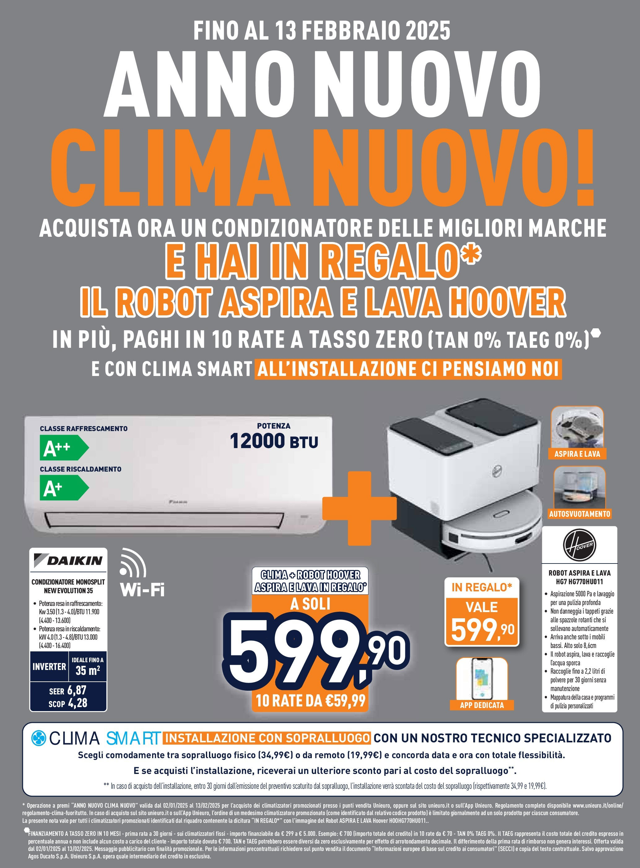 Nuovo Unieuro - Continua il vero FUORITUTTO da Unieuro! dal 16/01/2025 > offerte anteprima 🛍️ | Pagina: 28 | Prodotti: Climatizzatore, Acqua, Data, Condizionatore