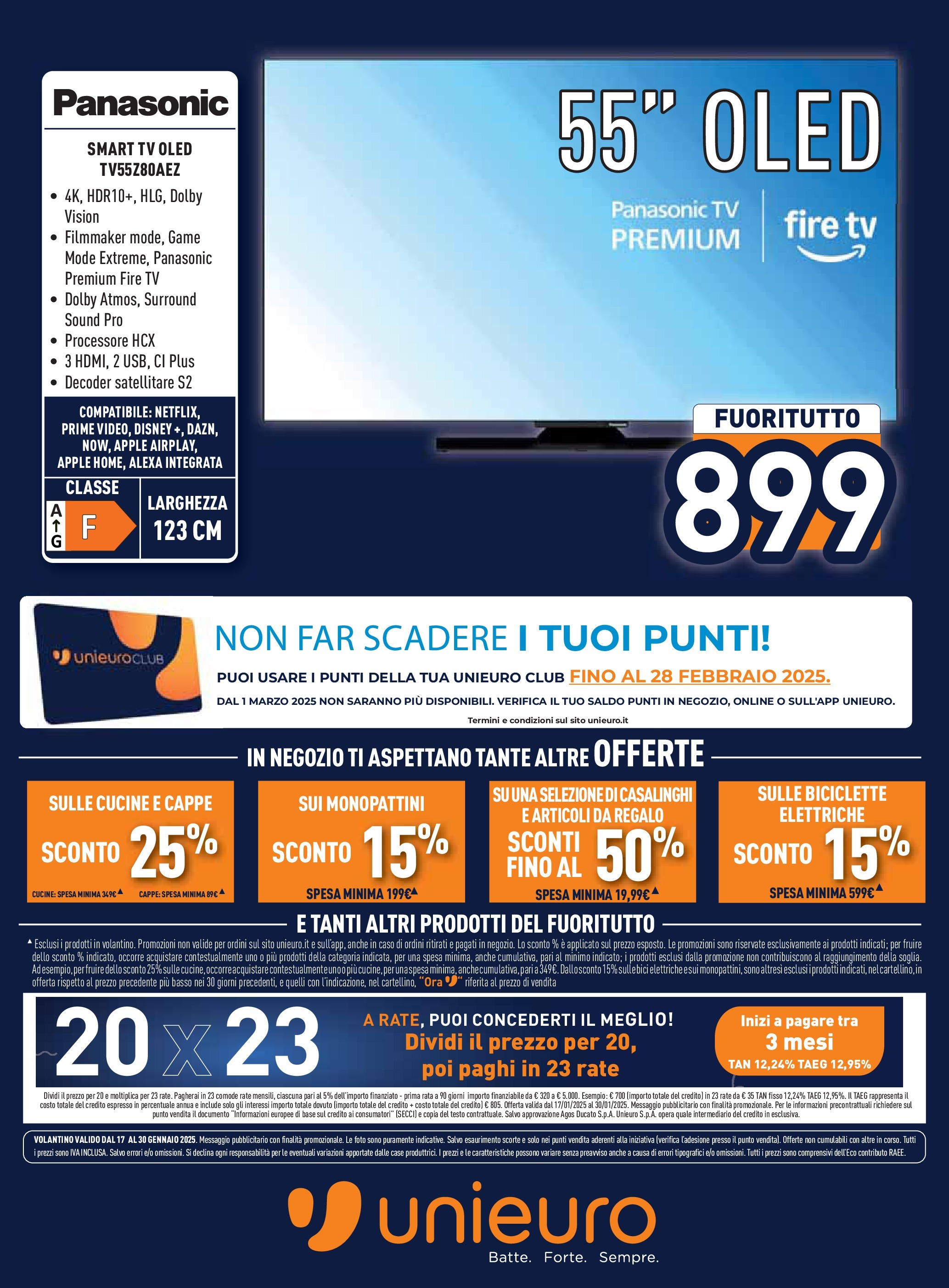 Nuovo Unieuro - Continua il vero FUORITUTTO da Unieuro! dal 16/01/2025 > offerte anteprima 🛍️ | Pagina: 32 | Prodotti: Cucine, smart TV, Decoder, TV