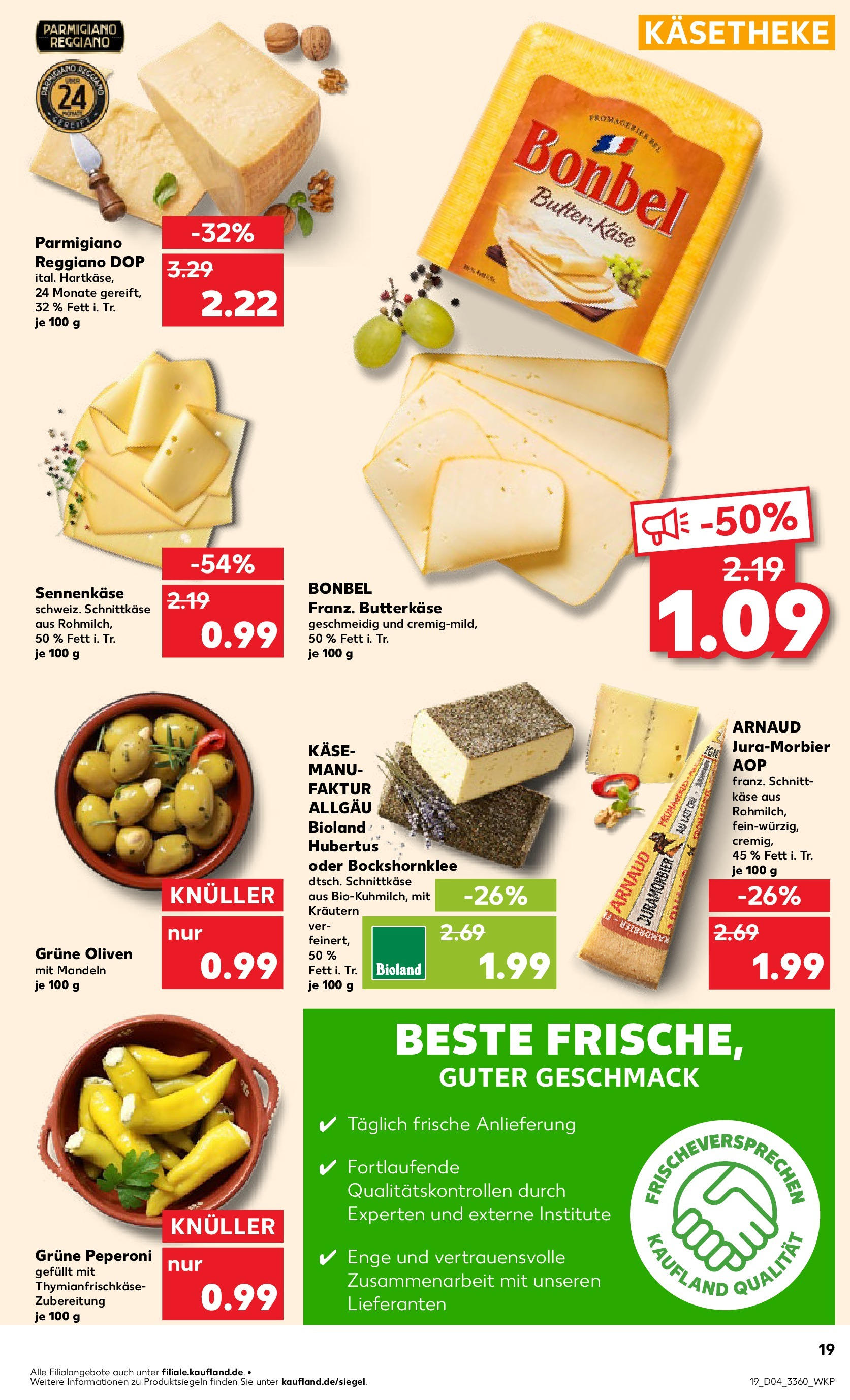 Kaufland - Berlin-Buchholz, Walter-Friedrich-Straße 4 (ab 23.01.2025) » Angebote Online zum Blättern | Seite: 19 | Produkte: Käse, Mandeln