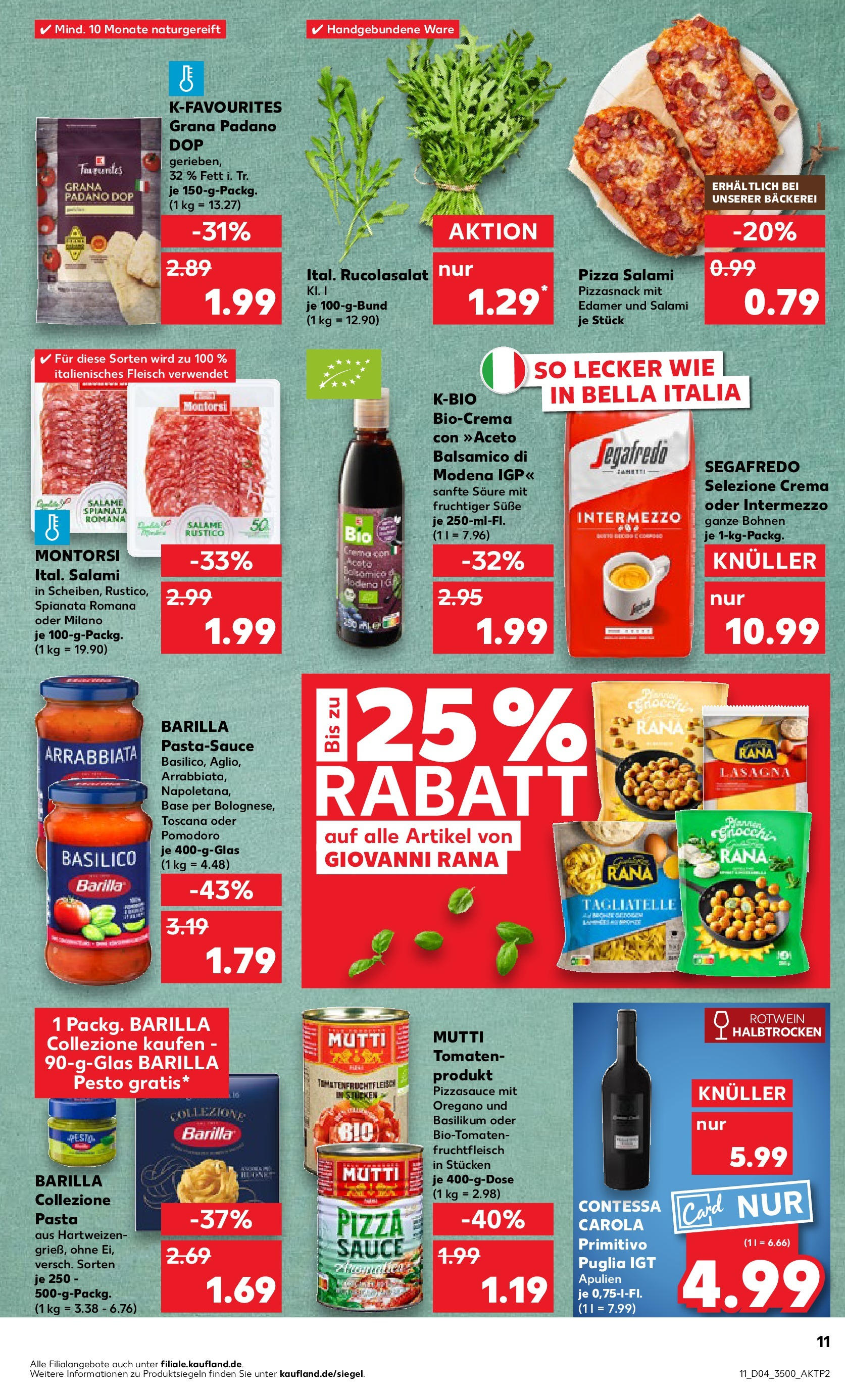 Kaufland - Sonneberg, Bettelhecker Straße 155 (ab 23.01.2025) » Angebote Online zum Blättern | Seite: 11 | Produkte: Bäckerei, Rotwein, Tomaten, Edamer