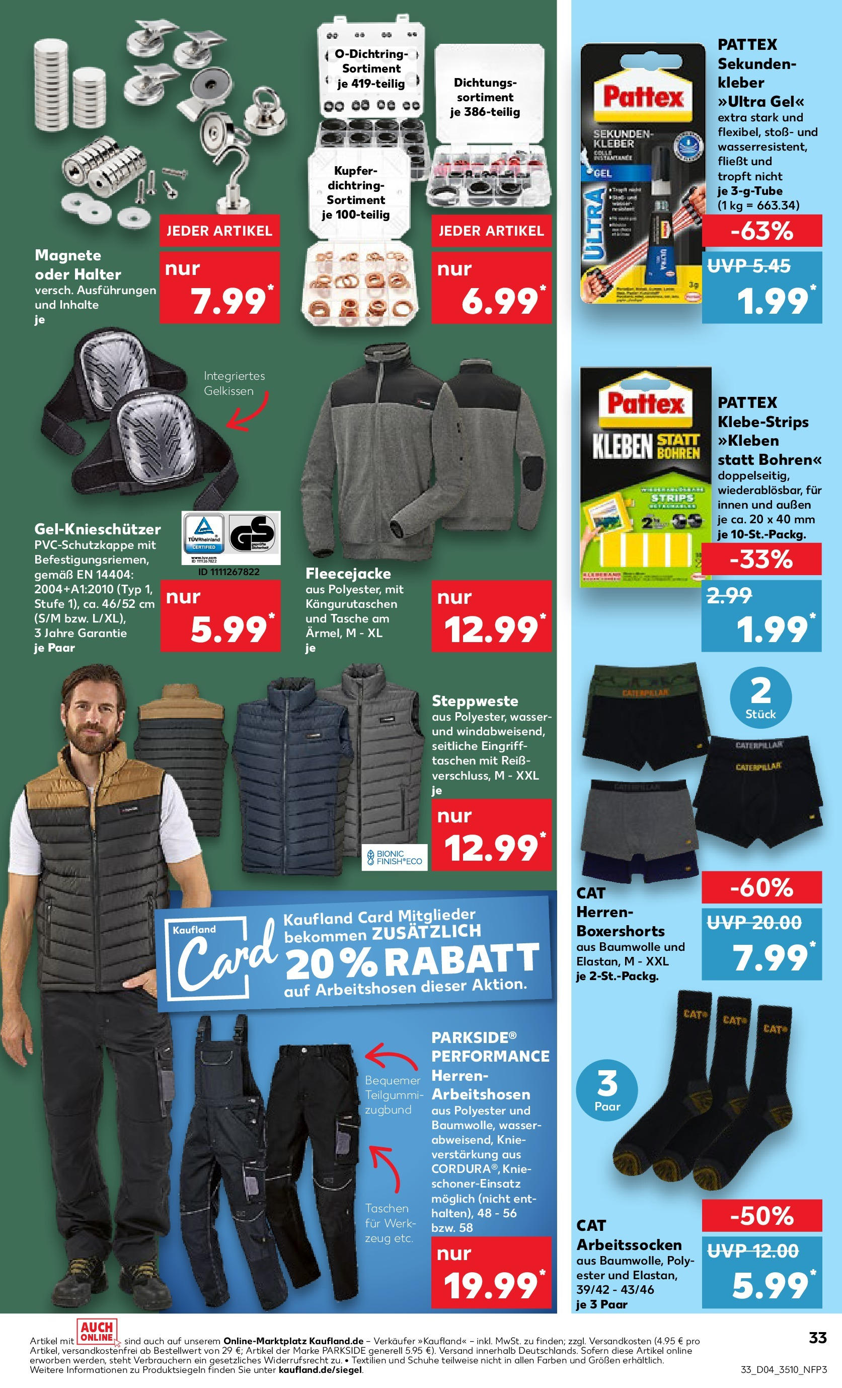 Kaufland - Ahrensfelde, Landsberger Chaussee 17 (ab 23.01.2025) » Angebote Online zum Blättern | Seite: 33 | Produkte: Tasche, Steppweste, Wasser