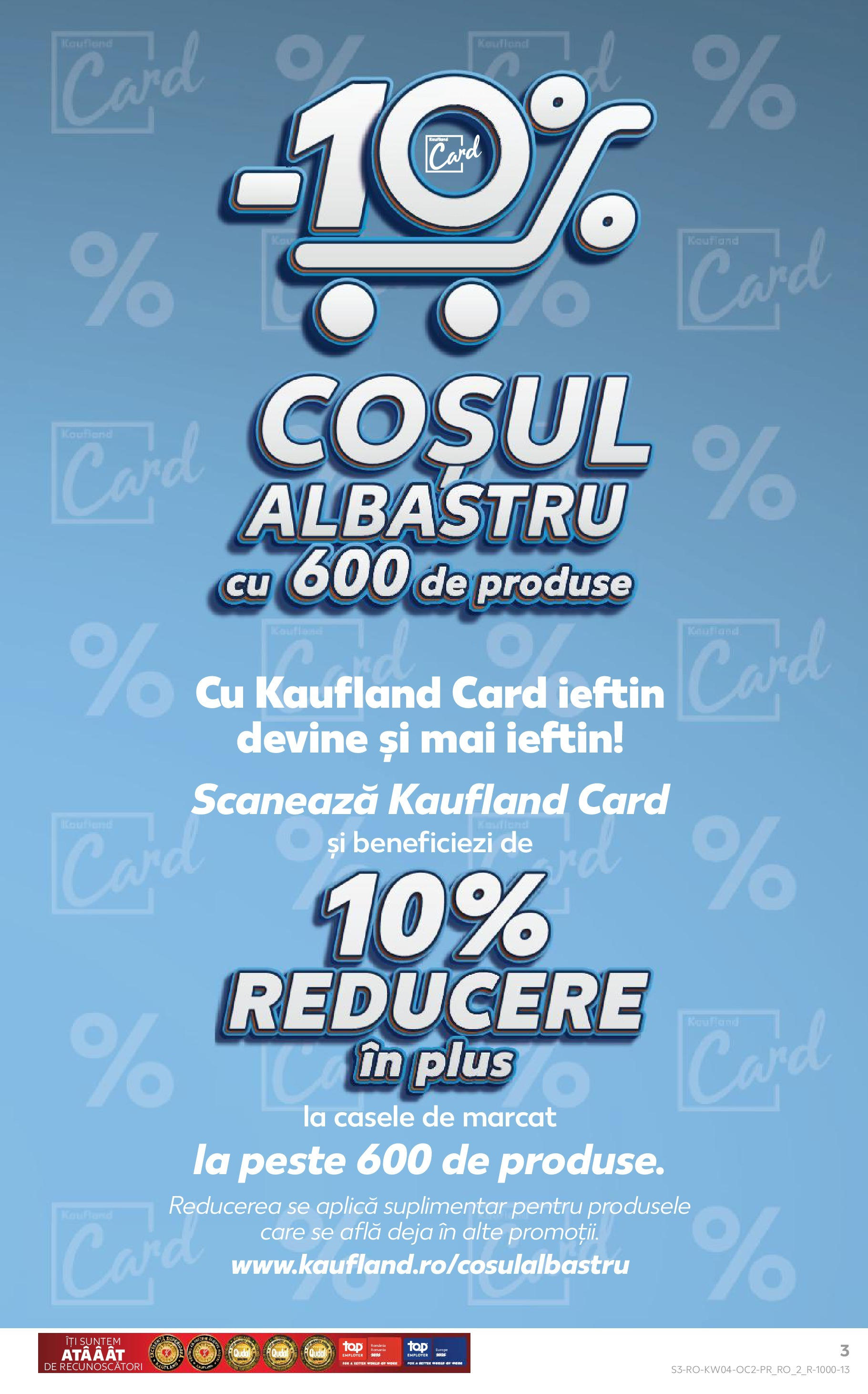 Catalog Kaufland - Bucureşti 22.01.2025 - Revista si Oferta | Pagină: 3 | Produse: Pește