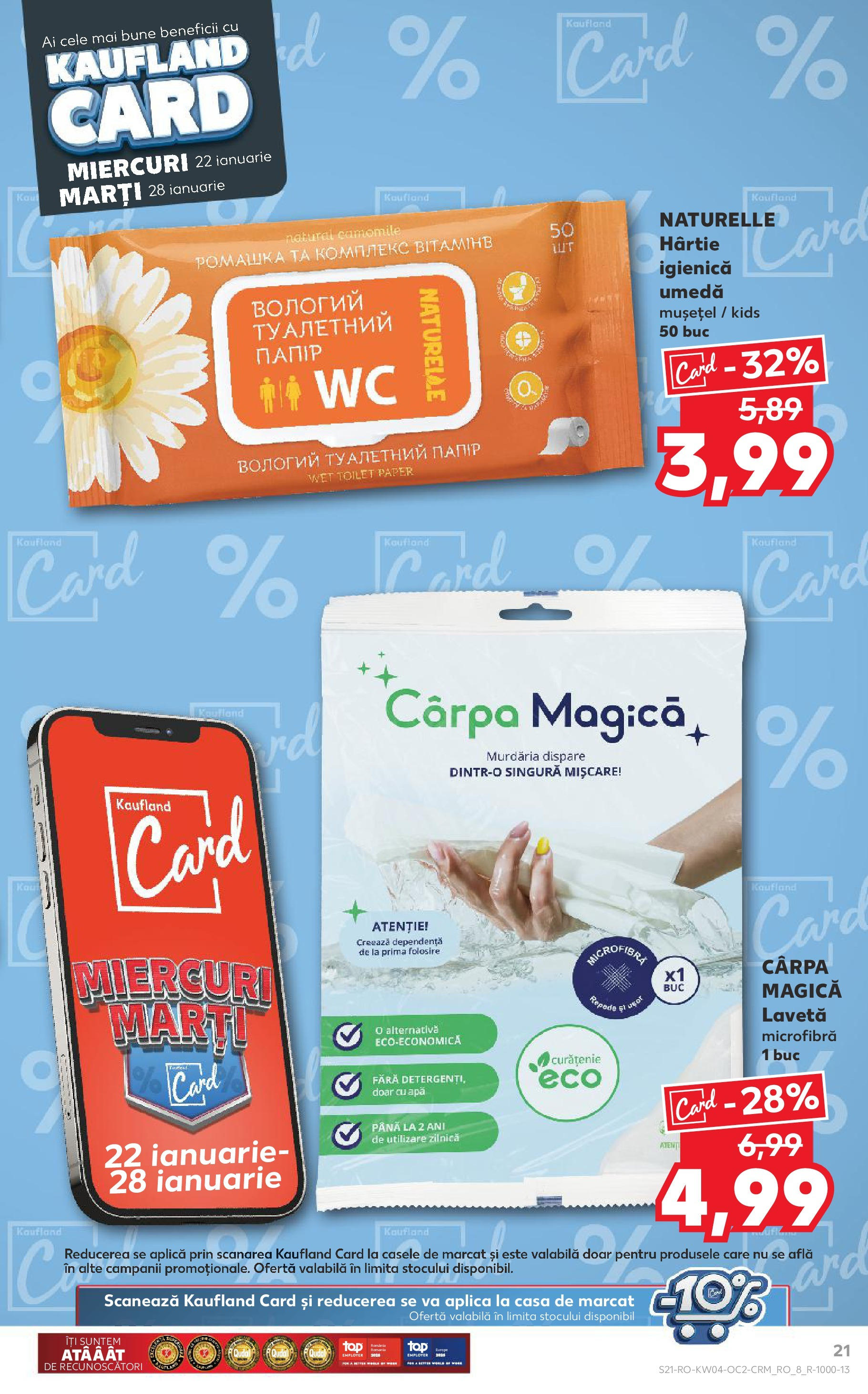 Catalog Kaufland - Bucureşti 22.01.2025 - Revista si Oferta | Pagină: 21 | Produse: Apă