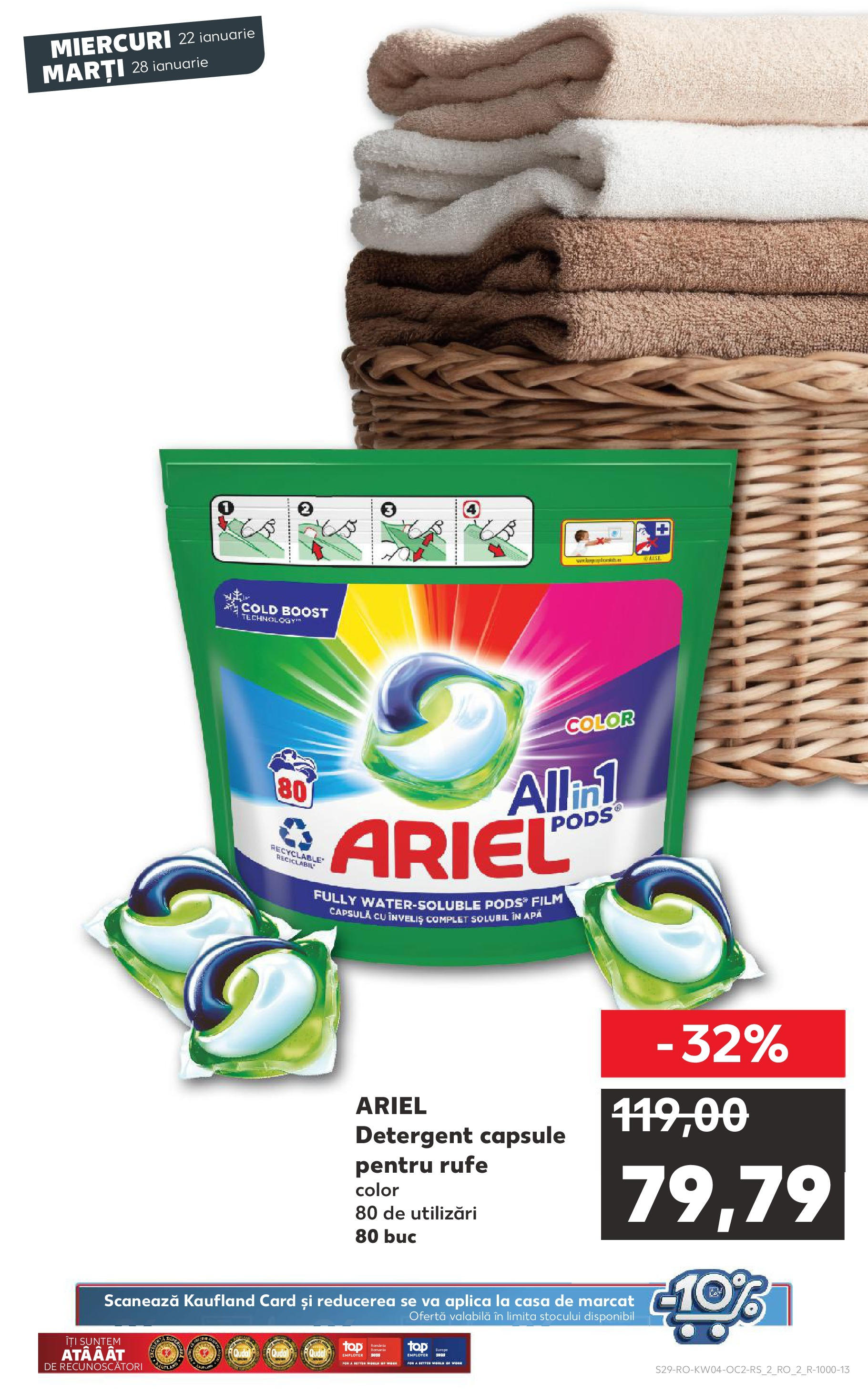 Catalog Kaufland - Bucureşti 22.01.2025 - Revista si Oferta | Pagină: 29 | Produse: Detergent, Apă