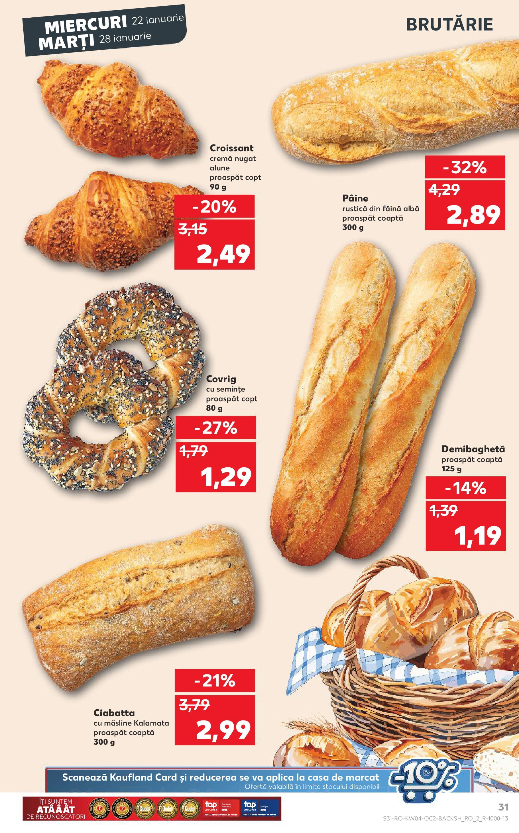 Catalog Kaufland - Bucureşti 22.01.2025 - Revista si Oferta | Pagină: 31 | Produse: Semințe, Alune, Cremă, Făină