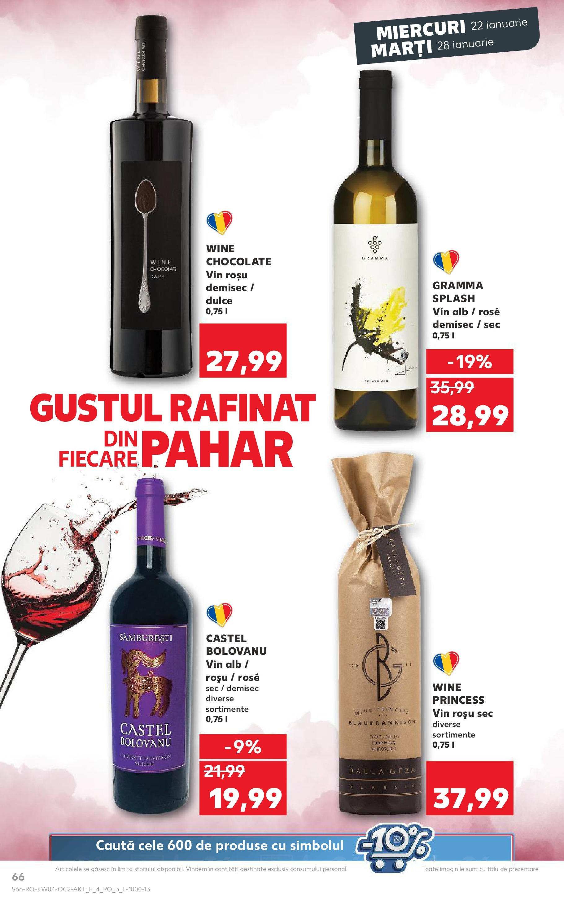 Catalog Kaufland - Bucureşti 22.01.2025 - Revista si Oferta | Pagină: 66 | Produse: Vin