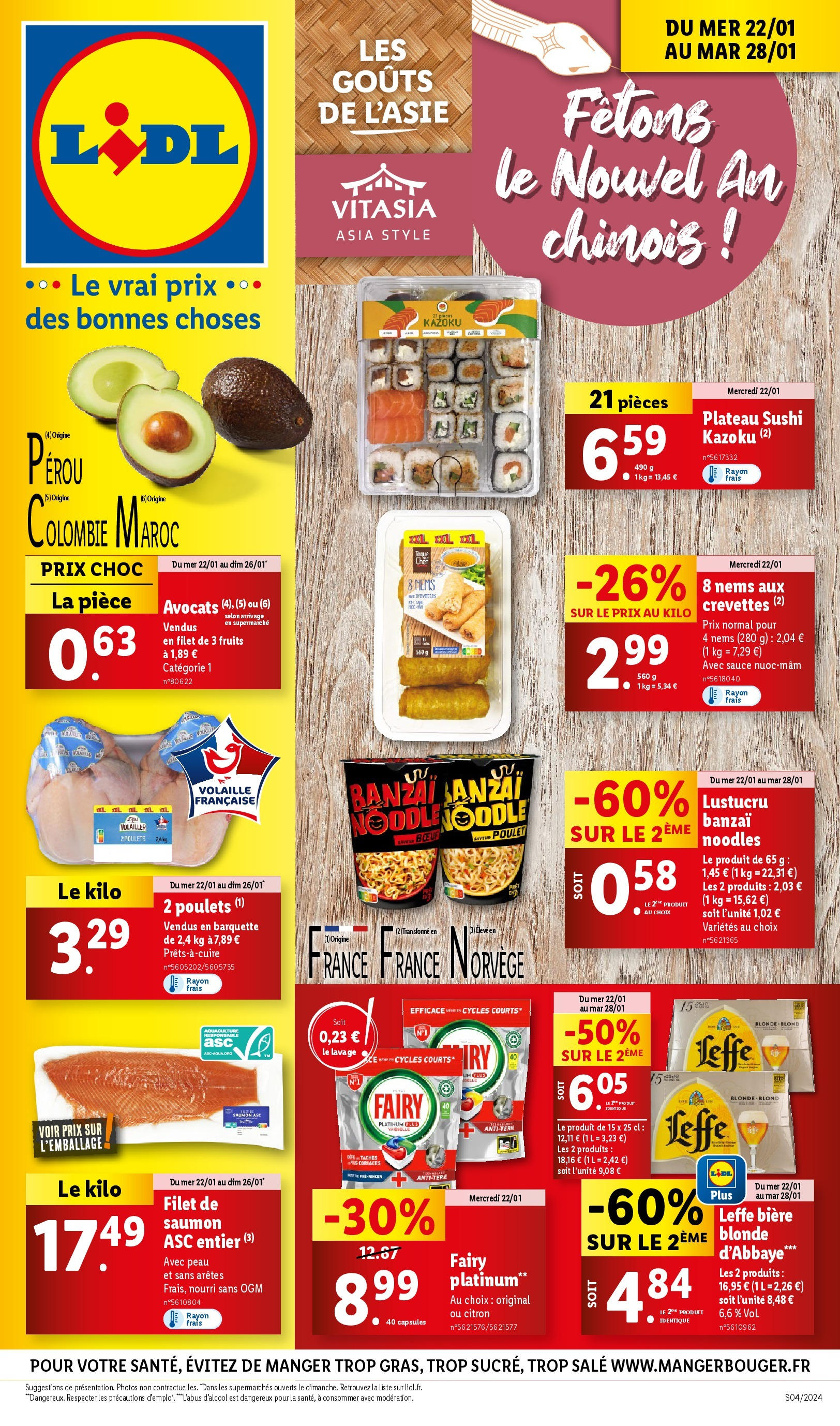 Lidl vous invite à un voyage culinaire en Asie avec leur gamme Vitasia! de la boutique LIDL valable du 21/01/2025 - Page numéro 1