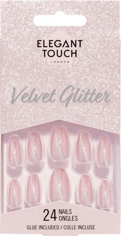 Elegant Touch Künstliche Nägel Velvet Glitter