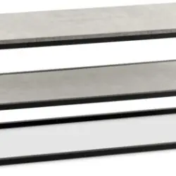 JYSK Comodă TV DOKKEDAL beton/negru