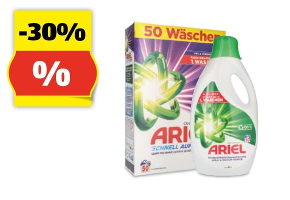 ARIEL Voll-/Colorwaschmittel, 50 WG