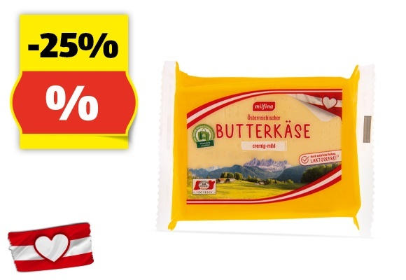 MILSANI Butterkäse, 350 g