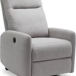 JYSK Fotoliu reglabil VONSILD gri deschis electric