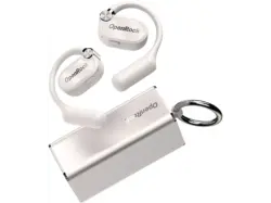 OneOdio OpenRock X Open-Ear Air Conduction Sport Earbuds, Gold White; True Wireless Kopfhörer