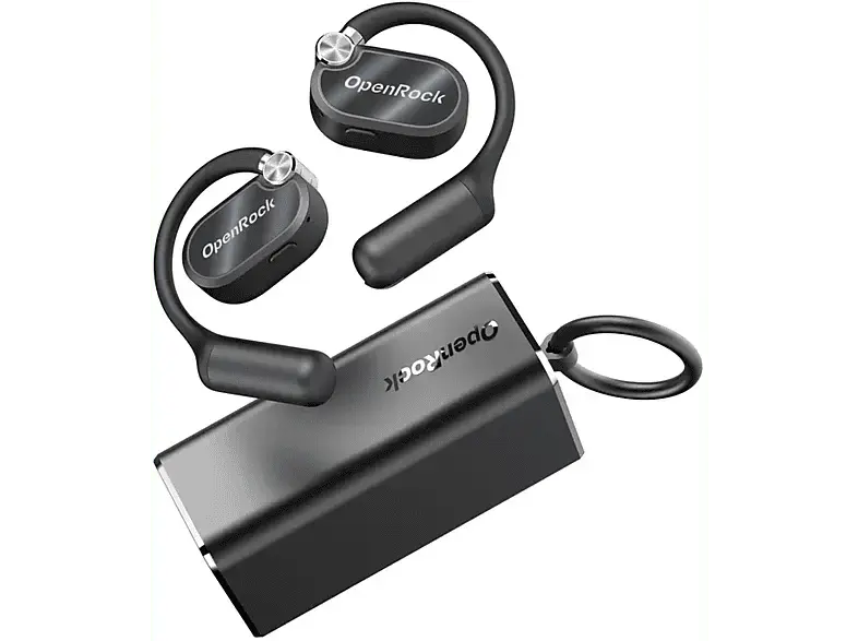 OneOdio OpenRock X Open-Ear Air Conduction Sport Earbuds, Black; True Wireless Kopfhörer