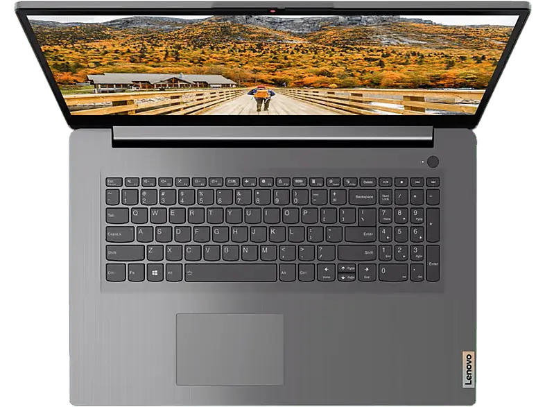 LENOVO IdeaPad 3 17ALC6 Notebook 17,3 Zoll, Full-HD, AMD Ryzen™ 7 5700U, 12 GB RAM, 512 SSD, Windows 11 Home (64 Bit), Radeon™ Onboard Graphics, Arctic Gray