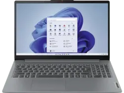 LENOVO IdeaPad Slim 3 15AMN8 Notebook, R3 7320U, 8 GB RAM, 512 SSD, 15.6 Zoll Full-HD, Arctic Grey Notebook 15,6 Zoll, AMD Ryzen™ Windows 11 Home (64 Bit), Radeon™ 610M,