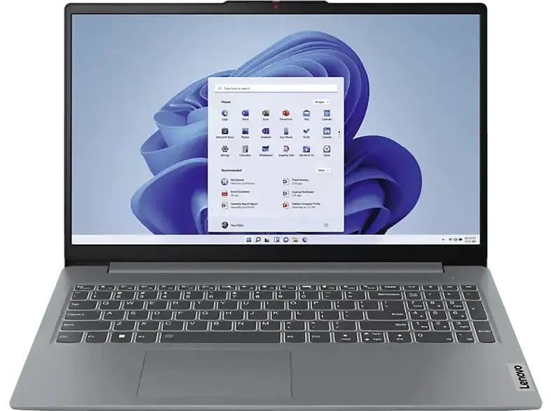 LENOVO IdeaPad Slim 3 15AMN8 Notebook, R3 7320U, 8 GB RAM, 512 SSD, 15.6 Zoll Full-HD, Arctic Grey Notebook 15,6 Zoll, AMD Ryzen™ Windows 11 Home (64 Bit), Radeon™ 610M,