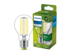 Philips LED Lampe 40W, E27, klar, kaltweiß; Leuchtmittel