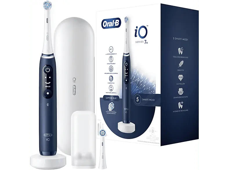 Oral-B iO Series 7N mit Reiseetui Elektrische Zahnbürste Sapphire Blue