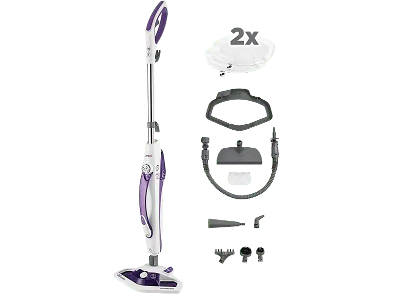 Polti Vaporetto SV440 Double Dampfbesen, 1500 Watt