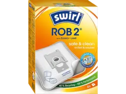 Swirl ROB 2 Staubsaugerbeutel 4 Stück, passend für: Ecovacs und yeedi