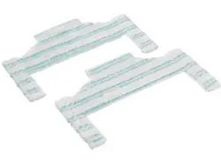 Leifheit 11936 Wischpads für Eckengleiter Akku-Saugwischer Regulus Aqua PowerVac Pro; Wischbezug