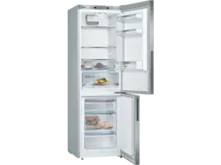 BOSCH KGE364LCA Serie 6 Kühl- und Gefrierkombination (C, 308 l, 1860 mm hoch, Standgerät, Inox-look)