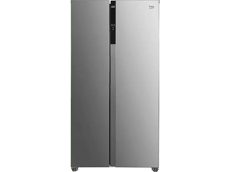 Beko GNO5323XPN Side by Side, Kühl- und Gefrierkombination (532 l, D, 1770 mm hoch, No Frost (verminderte Eisbildung), Edelstahllook)