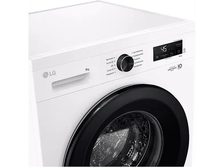 LG Electronics F4WB3095.AGWQPDG Essence White, unterbaufähige mit Steam & Inverter Direct Drive® Waschmaschine (9 kg, 1360 U/Min., A) mit 5 Jahre Geräteschutz