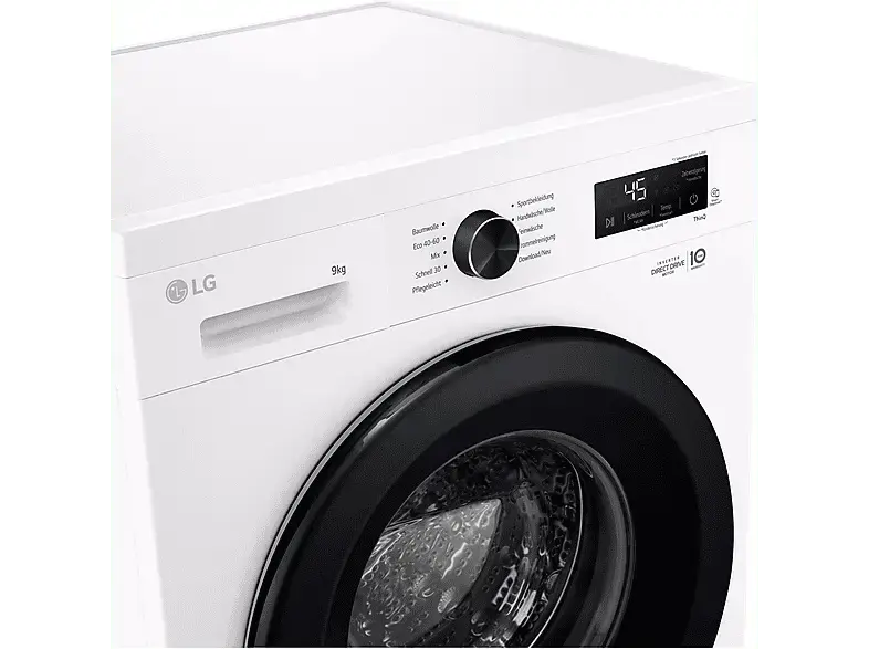 LG Electronics F4WB3095.AGWQPDG Essence White, Waschmaschine (unterbauf&auml;hig, 9 kg, 1360 U/Min., A, Steam & Inverter Direct Drive&reg;); Waschmaschine mit Steam & Inverter Direct Drive&reg;