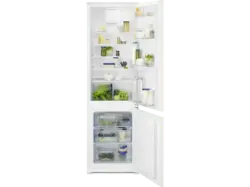 Zanussi ZNFN18ES4 Kühl- und Gefrierkombinaton, Schlepptür (E, 269 l, 1772 mm hoch, Einbaugerät, Weiß)